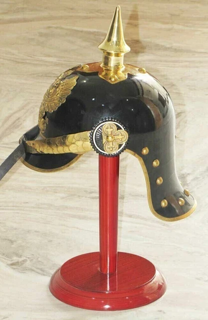 Badge/plaque Laiton Pour Casque Pickelhaube Prussien - Reproduction WW1, Pièce De Décoration Ou Cadeau Pour Collectionneurs !