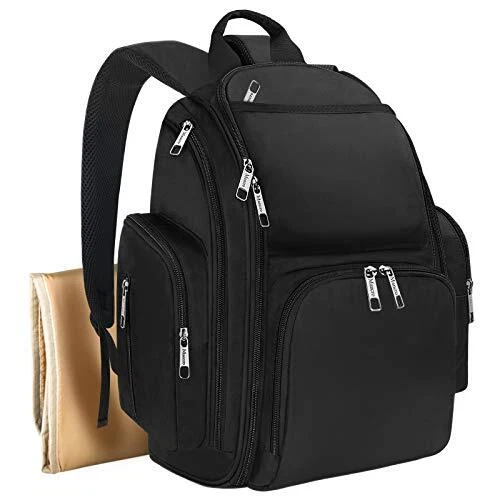 Backpack Diaper Bag, Waterproof Boy Travel Bag for Dad and Men, Large Multi-F...