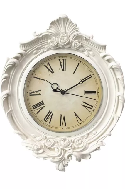 13x11 Inch Vintage Wall Clock, European Style Decorative Retro Wall Clock, Qu...