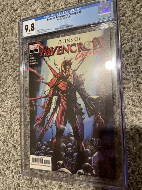 RUINS of RAVENCROFT CARNAGE #1 (2020) CGC 9.8 1st APPEARANCE CORTLAND KASADY