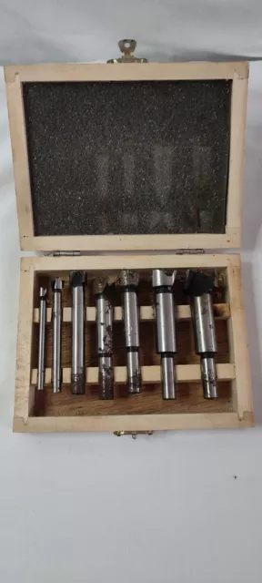 Mastercraft Brad Point Carbon Steel Drill Bit Set for Wood, 7-pc