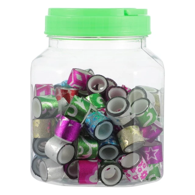 90 piezas Minicinta Washi Cinta Adhesiva Brillante Decoración