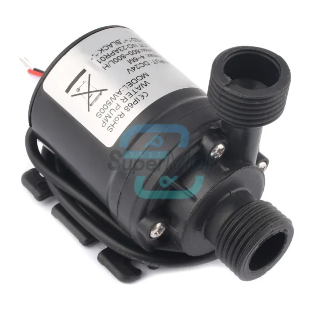 12V/24V Mini DC Circulating Booster Pump Brushless Motor Submersible Water Pump