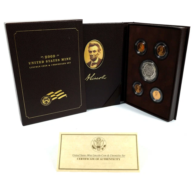 2009 Lincoln Bicentennial Coin & Chronicles Set OGP COA SKU:CPC3662