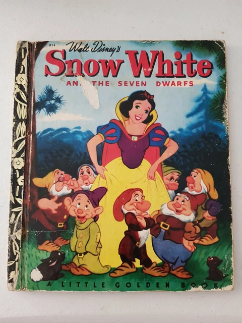 LITTLE GOLDEN BOOK - Walt Disney's Snow White And The Seven Dwarfs 1961 ...