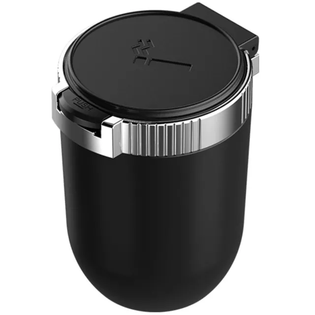 Portable Car Ashtray Blue LED Light Smokeless Ashtray Cigarette Holder with Lid