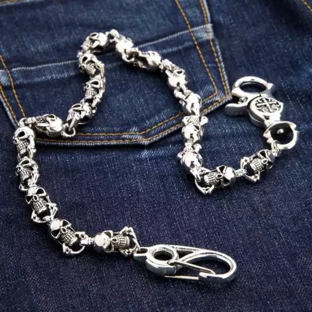 Phantom Skull Biker Wallet Chain