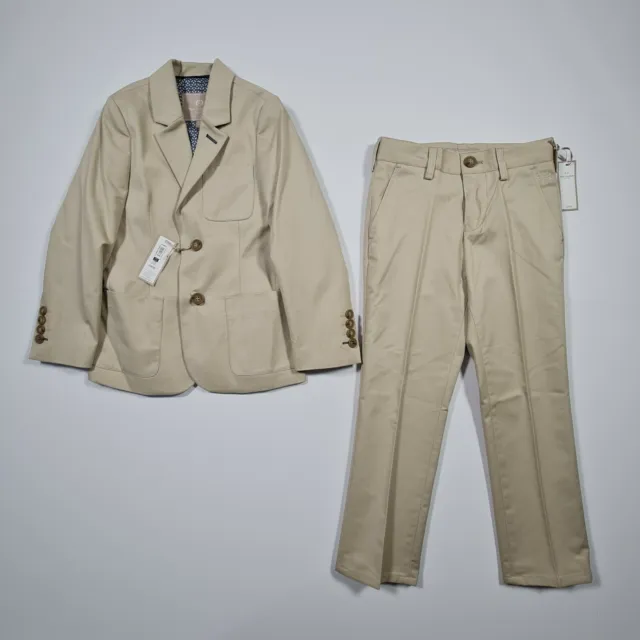 Pantaloni giacca Paul Costelloe bambini 2 pezzi beige età 6 anni
