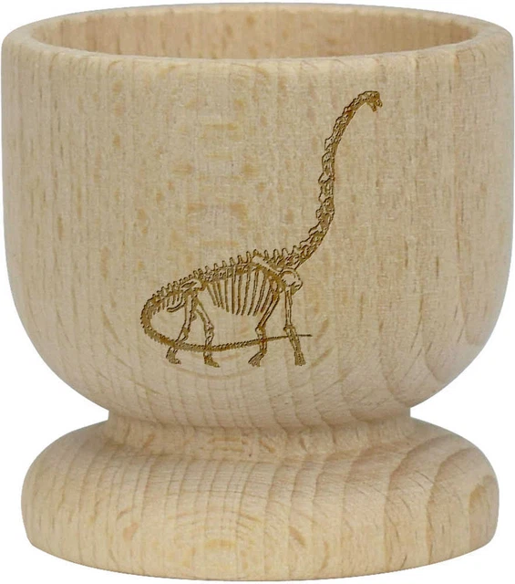 'Esqueleto de Brachiosaurus' taza de huevo de madera (EC00023823)