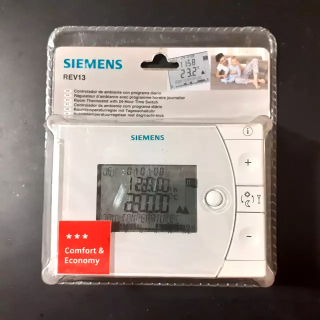 Thermostat D'Ambiance Programmable SIEMENS REV13-XA - Neuf