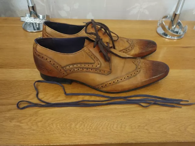 Ted baker mens hann 2 derby brogue shoes on sale