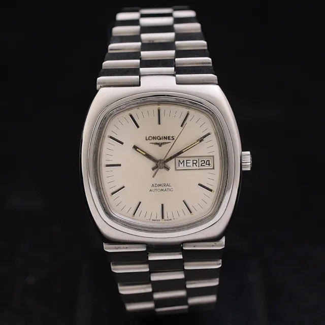 Longines Admiral Daydate 80s Steel Ref 2355 Automatic Serviced