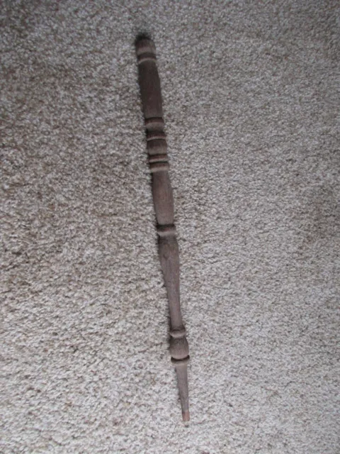 ONE Antique Wood Spindle - 18" - 1880's era House Salvage 3