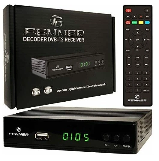 Humax Tv Dvbt2 Receiver Leyf Echosat 2990 HD Decoder - DVB-T2 Empfänger Mit HDMI & SCART (Full Hd Receiver Für Satelliten DVB-T2 HD Decoder