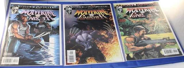 Marvel Knights Wolverine and Punisher 3 4 5 Comic Lot VF-NM
