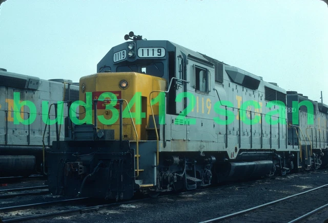 L&N Louisville & Nashville GP35 #1119 at Nashville TN 1978 ORIGINAL Slide!