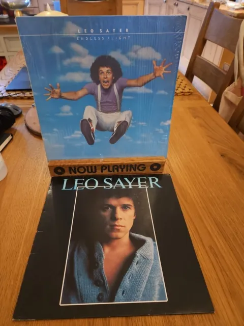 LEO SAYER JOB LOT Endless Flight 1976 & Leo 1978 12" Vinyl LP UK Press VG+ Inner