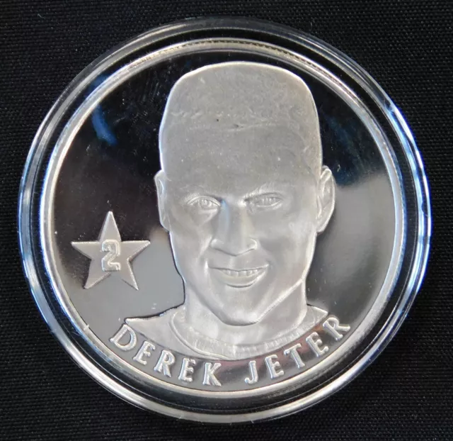 Derek Jeter Limited Edition Highland Mint Silver Coin - New York Yankees