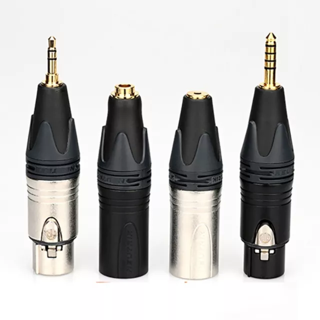 HIFI NEUTRIK 4Pin XLR auf 4.4mm 3.5mm 2.5mm Adapter Stecker auf Buchse Stecker