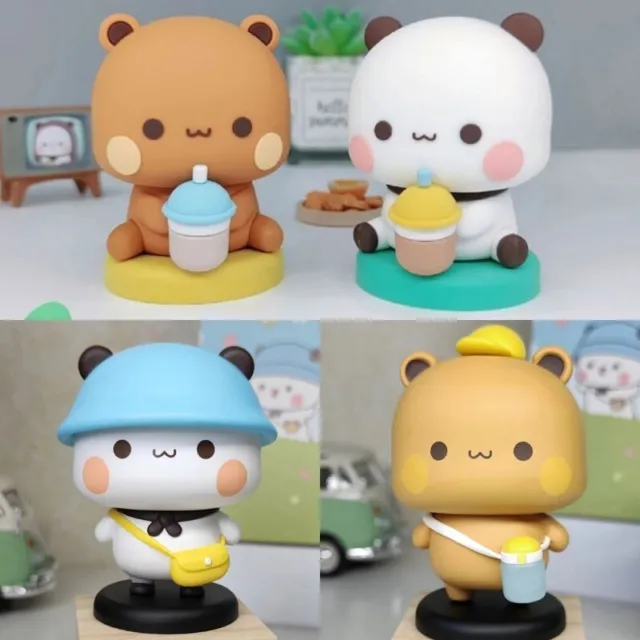 Yiers Mitao Panda Bubu Dudu Figure Model Cute Collectible Bear Toy Kid Xmas Gift