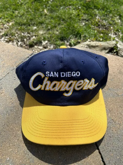 San Diego Chargers sports specialties snapback Vtg 90s Hat Cap Twill NFL Snap