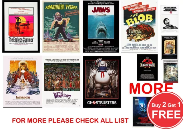 Classic Film, Movie Poster Prints in sizes A0-A1-A2-A3-A4-A5-A6-MAXI - CLS 3