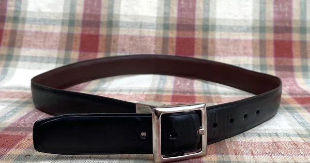 Chaps Reversible Brown to Black Dress Belt Boys  Size Medium 26-28 Waist