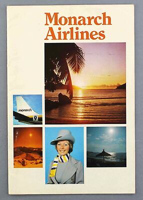 Monarch Airlines Welcome Aboard Inflight Magazine Bac1-11 Boeing 720B Stewardess