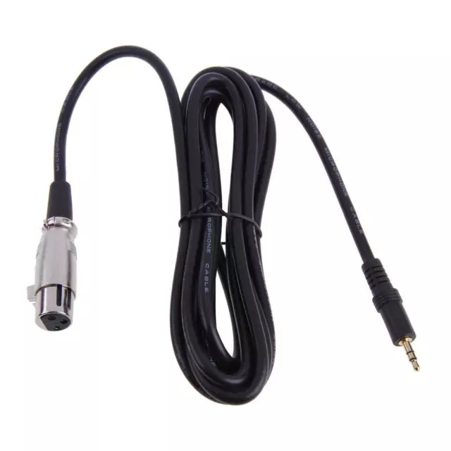 New XLR 3 Pin Female at Right Angle 1/8 XLR3F, Right Angle 3.5mm TRS for 2