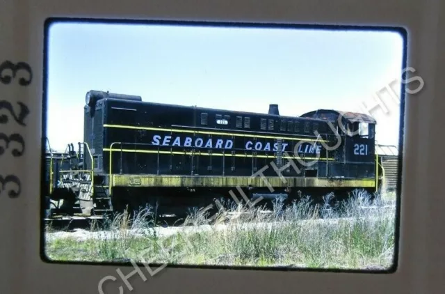 Original '74 Kodachrome Slide SCL Seaboard Coast Line 221 S12 Montgomery   25U37