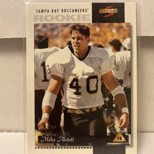 1996 Score Mike Alstott RC Tampa Bay Buccaneers #217 Purdue Boilermakers