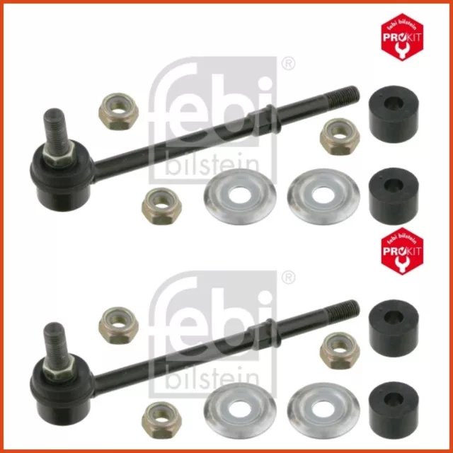 2 x FEBI Koppelstange Pendelstütze Stabilisator Set vorne für NISSAN 3835164