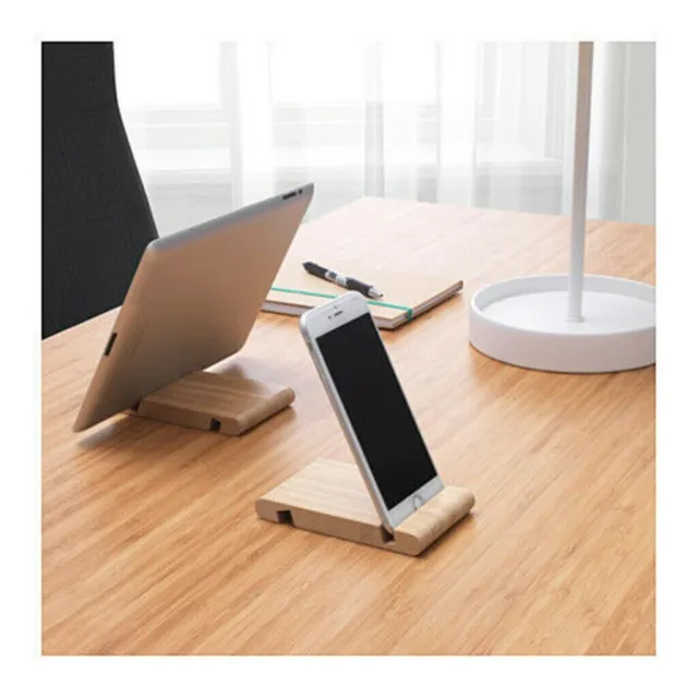 Universal Wooden Mobile Phone/Tablet Desk Stand Holder Wooden for Samsung iPhone