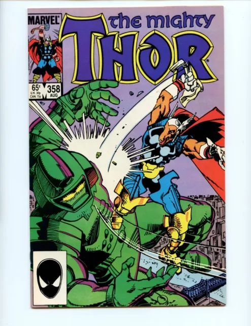 Thor #358 1985 FN+ Direct Walter Simonson Marvel Beta Ray Comic Book