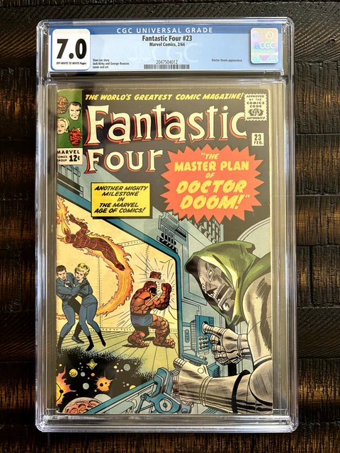 Fantastic Four #23 CGC 7.0 DR DOOM APPEARANCE!