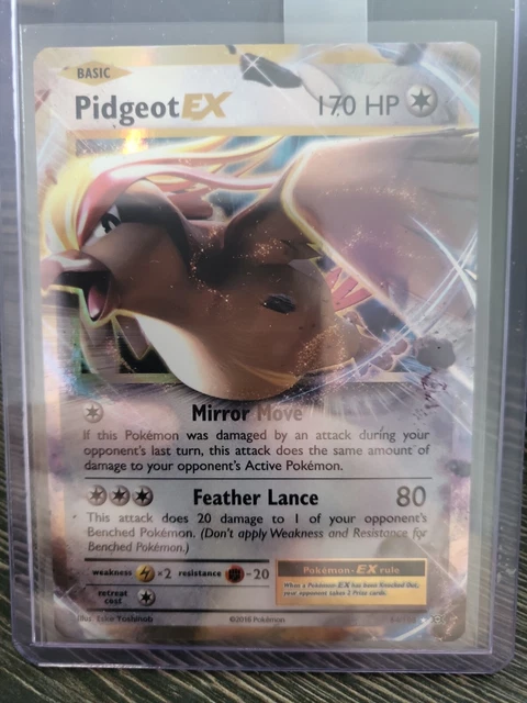 Pidgeot Ex Evolutions 64/108 Pokémonkarte