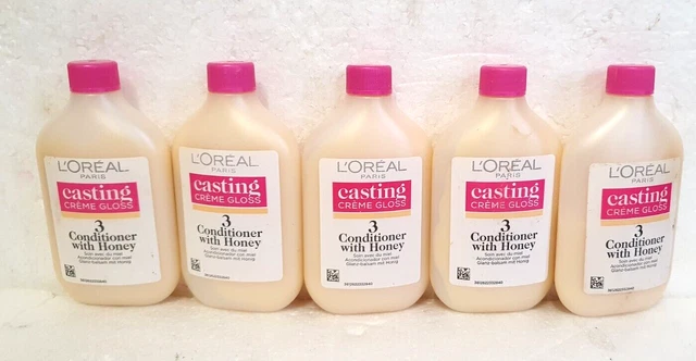 5X LOREAL CASTING Creme Gloss Conditioner with Honey (5x60ml) £22.95 ...