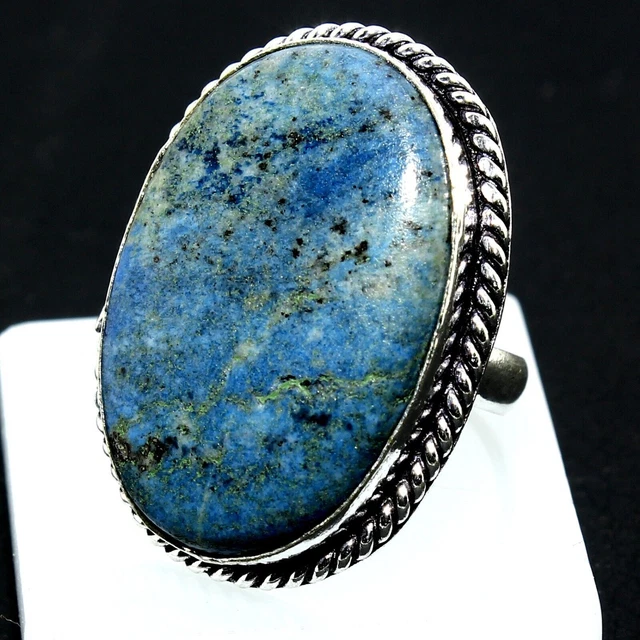 Bague En Labradorite Ronde - Or Ou Argent