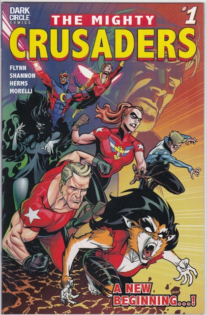 THE MIGHTY CRUSADERS #1 VF/NM Jan 2018 Dark Circle Comics Archie Red