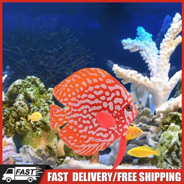 Silicone Aquarium Fake Luminous Fish Glow in Dark Fish Tank Simulation Decor DE