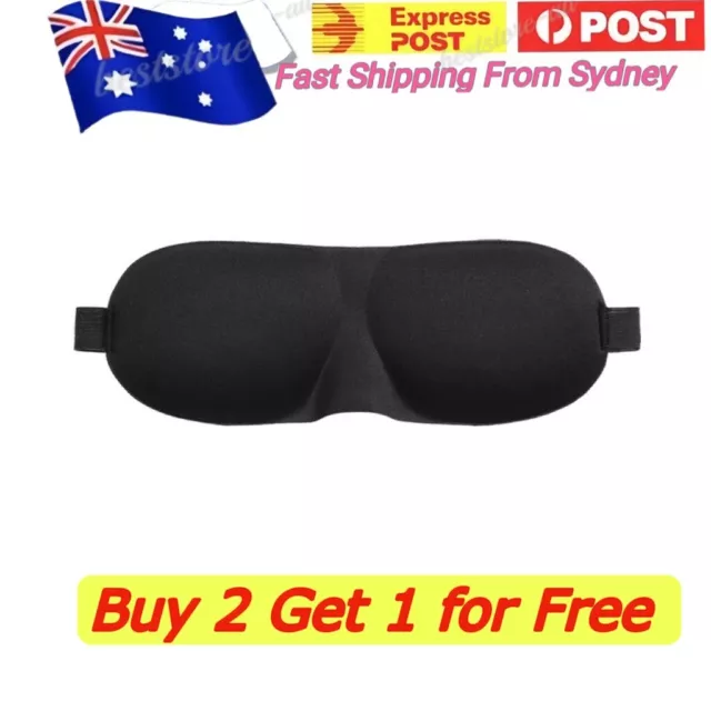 Travel Sleep Eye Mask soft 3D Memory Foam Padded Shade Cover Sleeping Blindfold