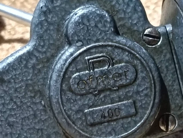 Mulinello Vintage AGAL Avec Support Portacanna - Pêche Italienne Authentique, Pas Alcedo