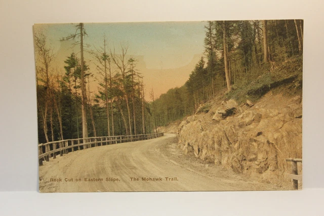 Postcard Rock Cut On Eastern Slope The Mohawk Trail MA
