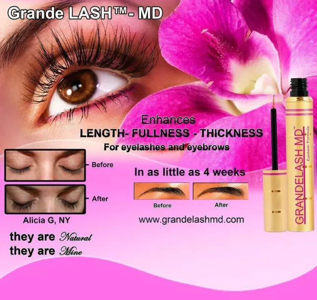 GrandeLash MD Eyelash Treatment. 100% AUTHENTIC. Lash, Brow, Lips, & Face. 2
