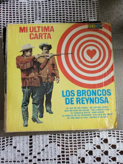Los Broncos De Reynosa  Mi Ultima Carta  La Luz De Un Farol  Lp