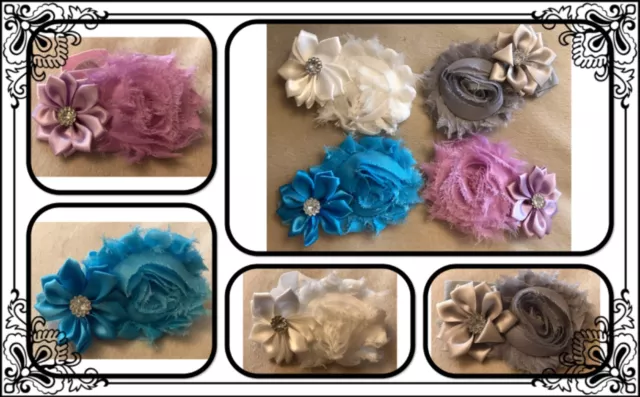 Accessoires bandeau fleur enfants filles bébé bébé tout-petit