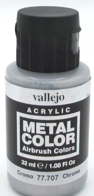 Vallejo Chrome Metal Color 32ml Paint