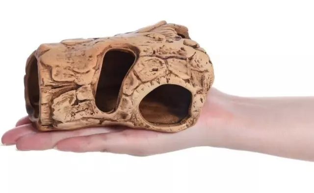 ALEGI Aquarium Decoration Hideaway Rock Cave for Betta Shrimp Cichlid Hiding