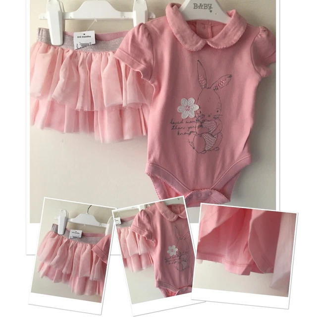 Gonna tutu estiva Matalan nuove etichette bambine & George exc u top 3-6 mesi