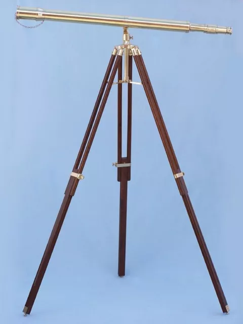 Floor Standing Brass Galileo Telescope 62" Griffith Telescope Master Telescope
